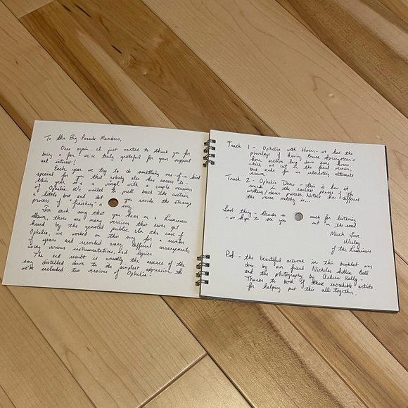 THE LUMINEERS - Ophelia - Big Parade 2017 Fan Club Gift - Flexi-book - Picture 5 of 7